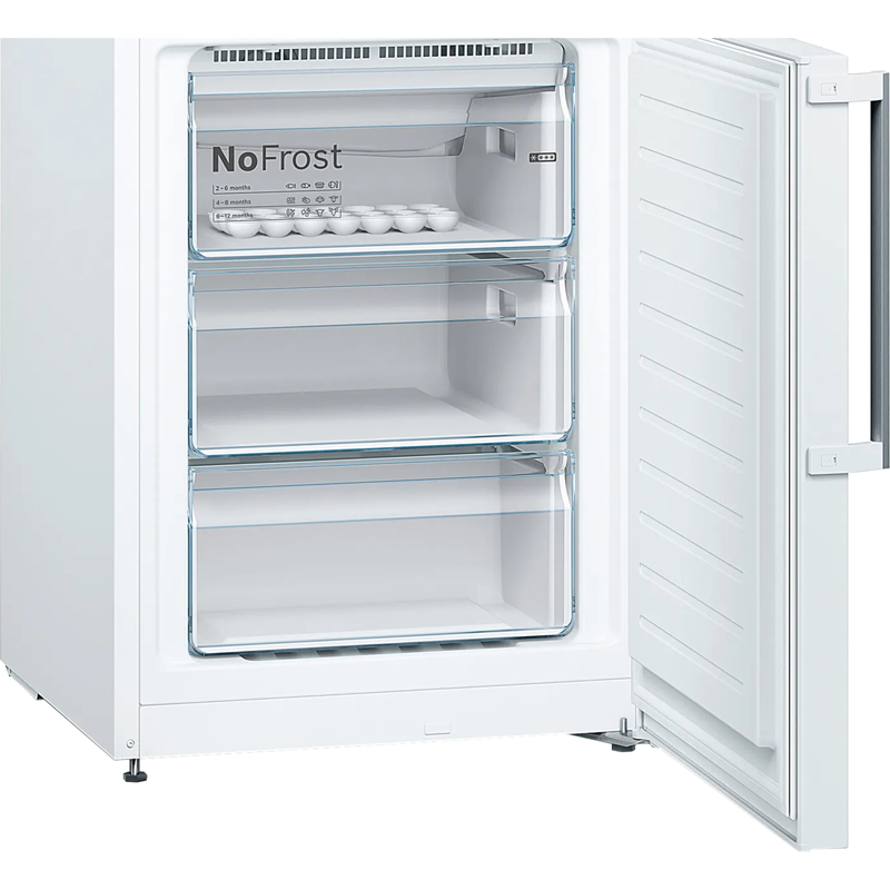 картинка Отдельностоящий холодильник Bosch KGN39UW30U белый 