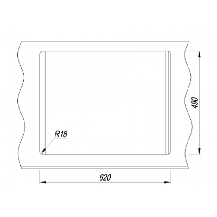 картинка |Discount| Кухонная мойка Florentina КОМБИ-640К  
