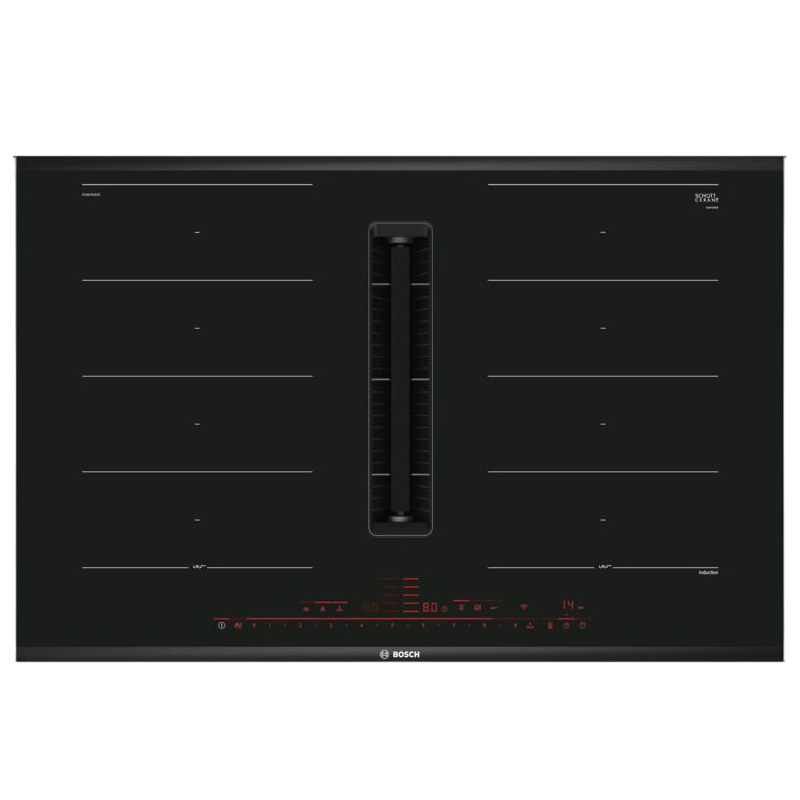 картинка Индукционная варочная панель с вытяжкой Bosch PXX875D67E 