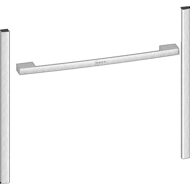 картинка Монтажный комплект Neff Z9045MY0 серебристый металлик 