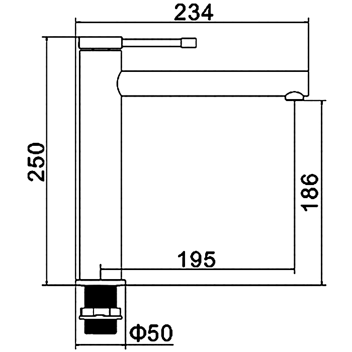 картинка |Discount|Смеситель Ledeme L1147 хром 