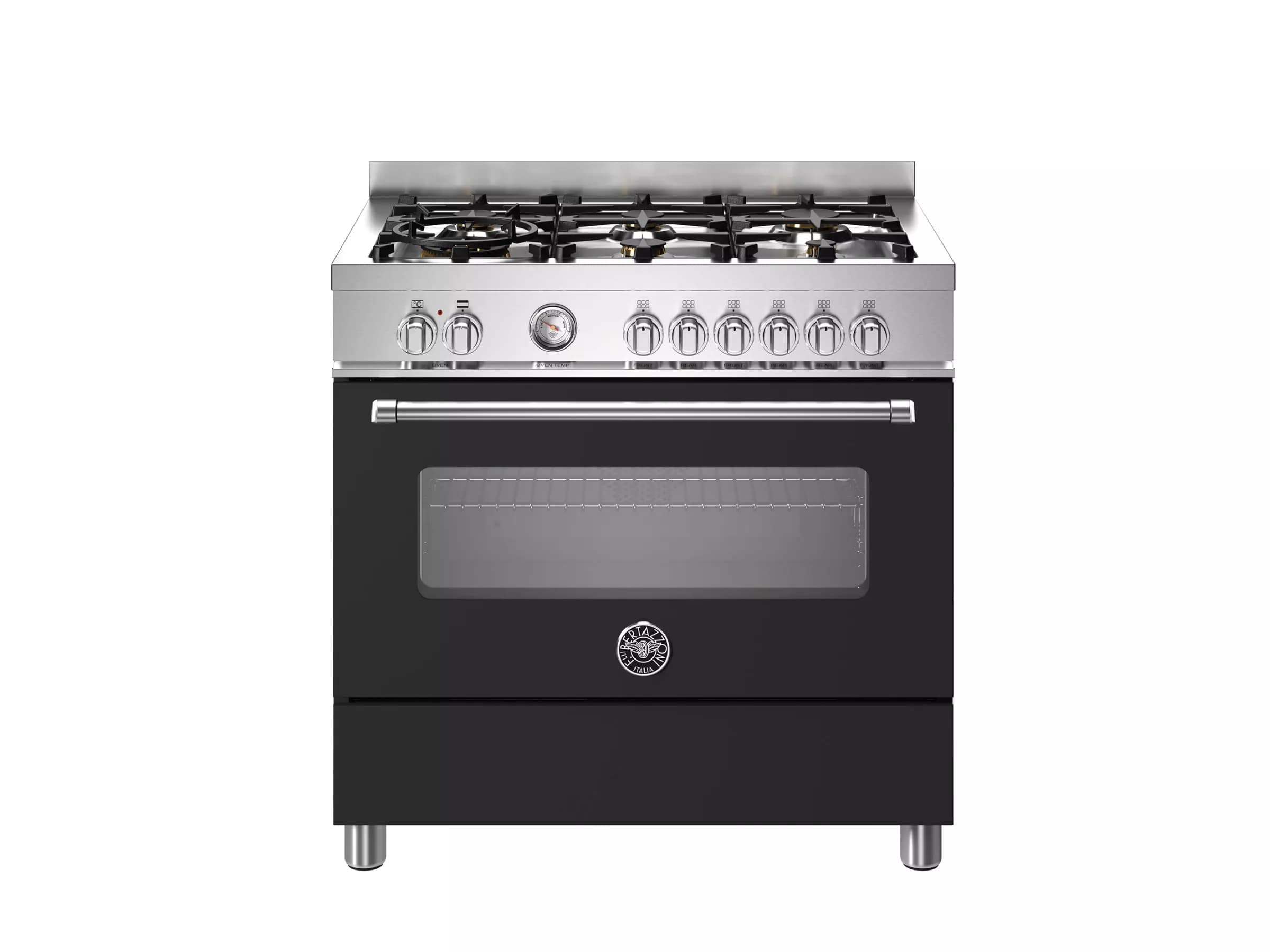 картинка Комбинированная кухонная плита Bertazzoni MAS96L1ENET чёрный 