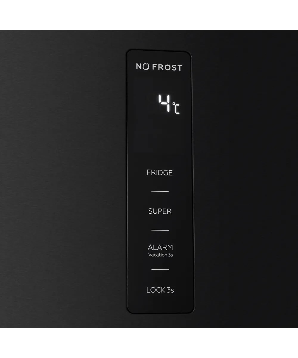 картинка Отдельностоящий холодильник Kuppersberg NRS 189 DX черный 