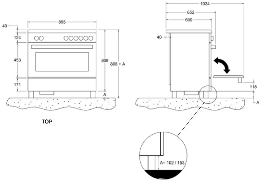 картинка Электрическая кухонная плита Bertazzoni PROCH94I1ECAT 