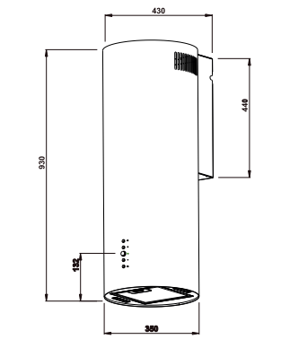 картинка Кухонная вытяжка Weissgauff Gracia IX 