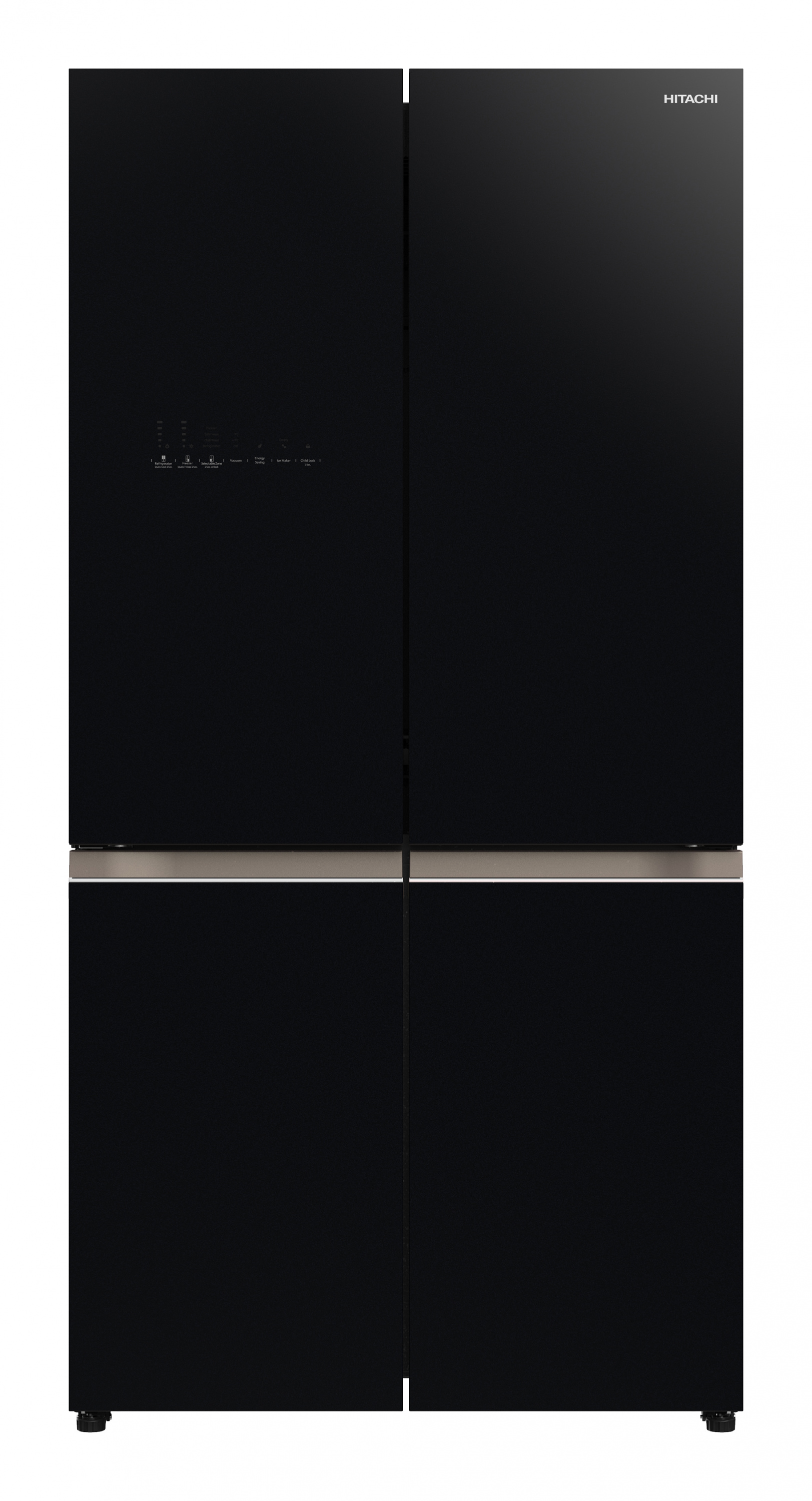 картинка Отдельностоящий холодильник Hitachi R-WB 720 VUC0 GBK черный 