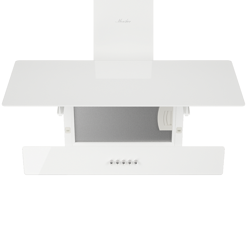 картинка Кухонная вытяжка Monsher ROUEN 60 BLANC VERRE 