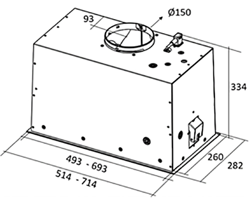 картинка Кухонная вытяжка Elica LANE IX/A/72 