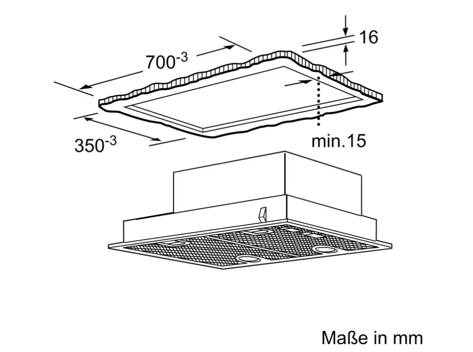 картинка Кухонная вытяжка Bosch DHL755BL нержавеющая сталь 