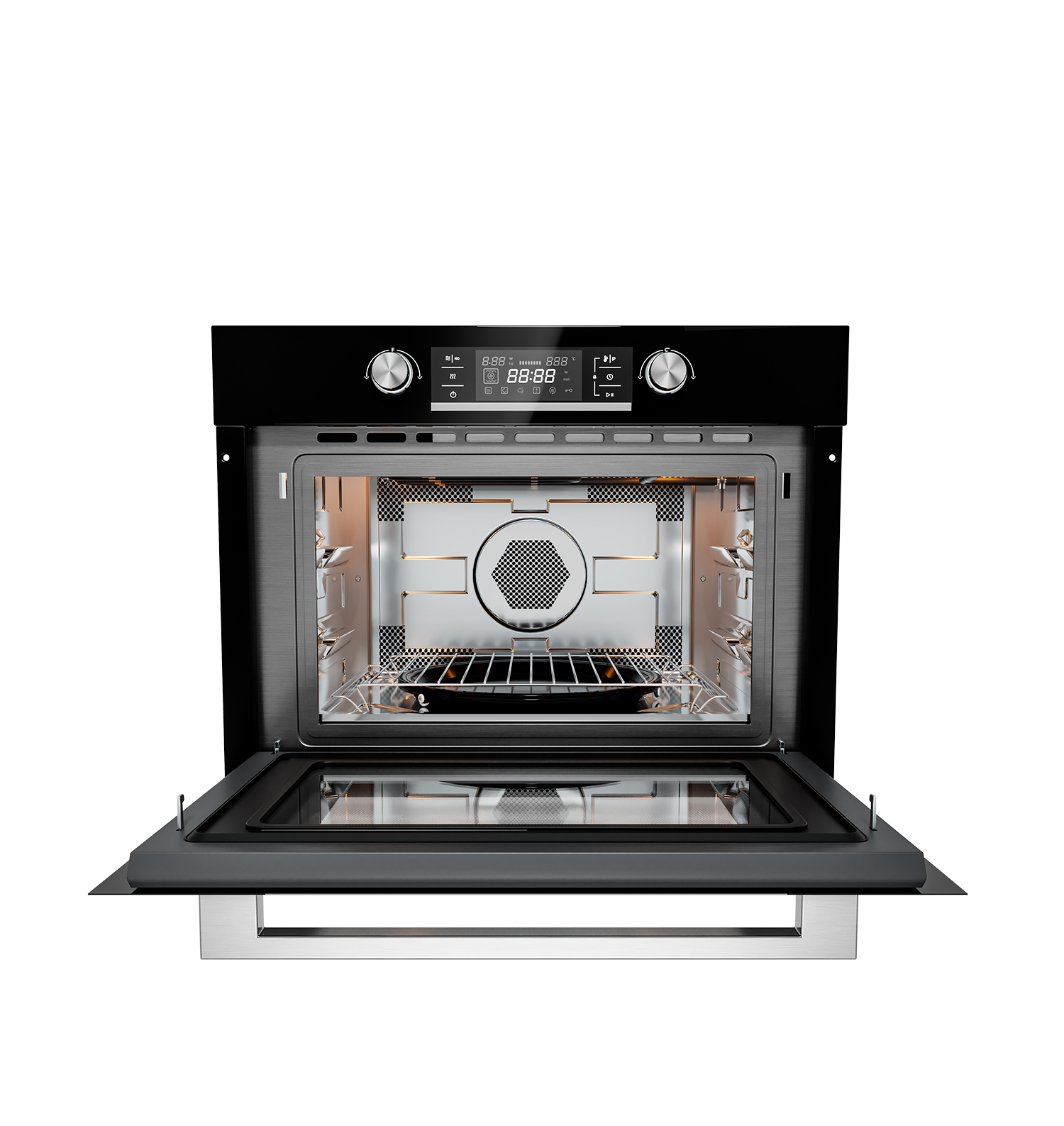 картинка Электрический духовой шкаф с функцией СВЧ Millen MEOM 045 BL 