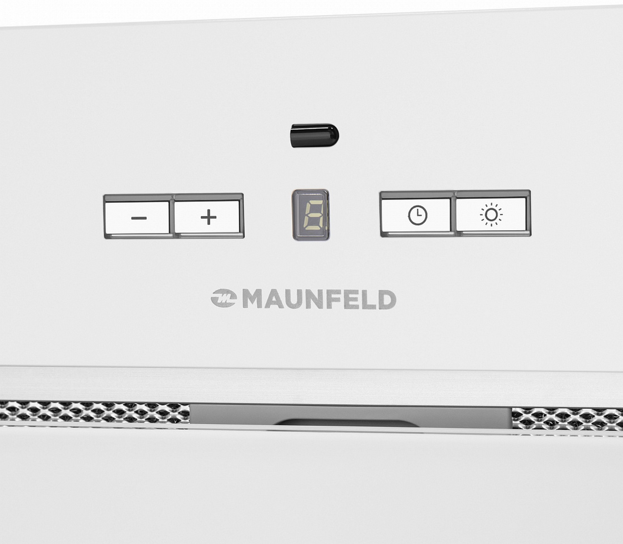 картинка Кухонная вытяжка Maunfeld FANTASY 1000ST 60 белое стекло 