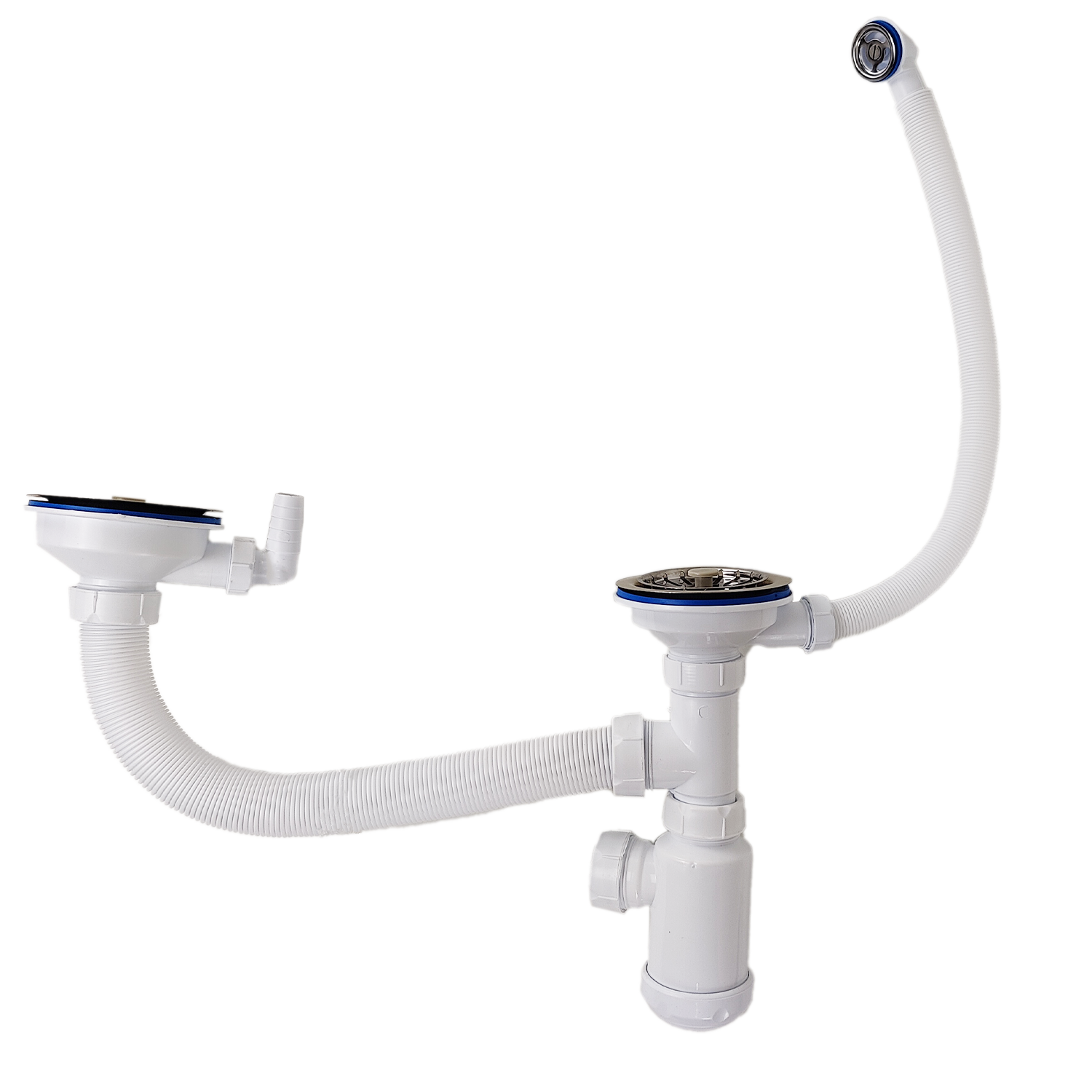 картинка Сифон двойной 3 ½” Санпласт GRAND 