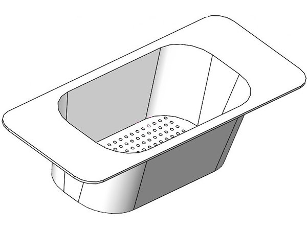картинка Коландер Granfest пластик 