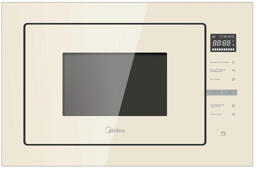 картинка Микроволновая печь встраиваемая Midea MI10250GI бежевая 