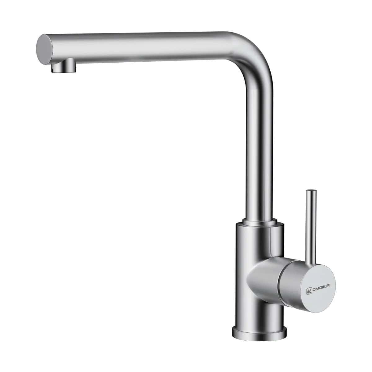 картинка Смеситель Omoikiri NAKAGAWA-BN нержавеющая сталь 