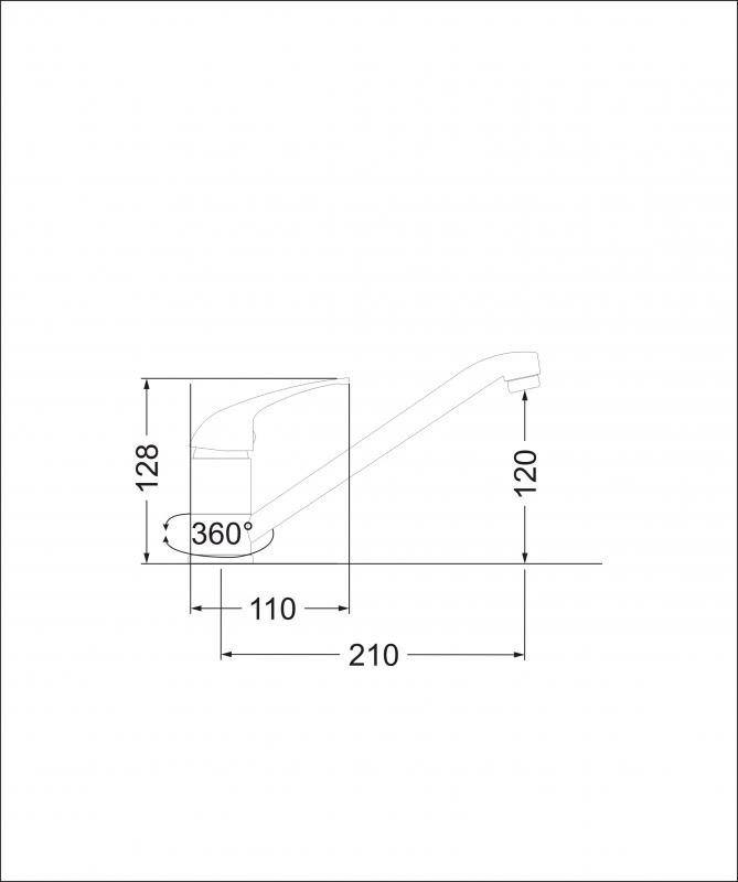 картинка Смеситель Emar EC-3009 
