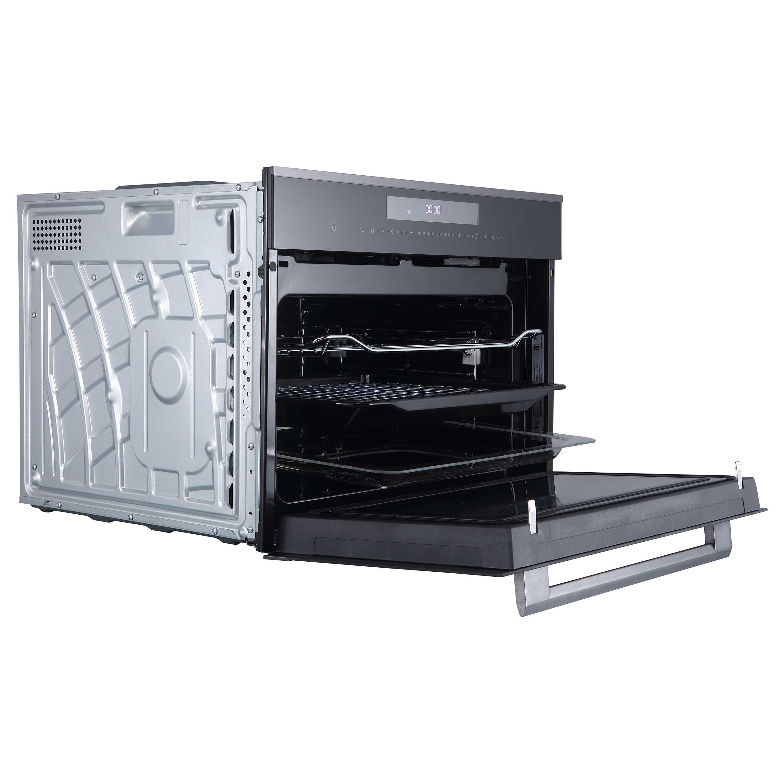 картинка Электрический духовой шкаф с функцией СВЧ Korting OKB 3250 GNBX MW 