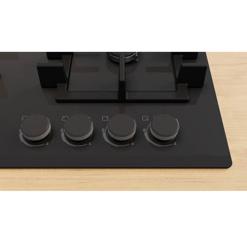 картинка Газовая варочная панель Bosch PNK6B6P40R черный 