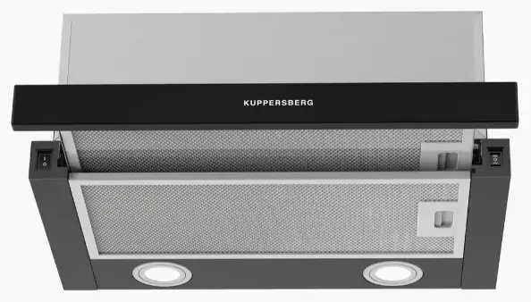 картинка Кухонная вытяжка Kuppersberg SLIMHIT 50 BG черная 