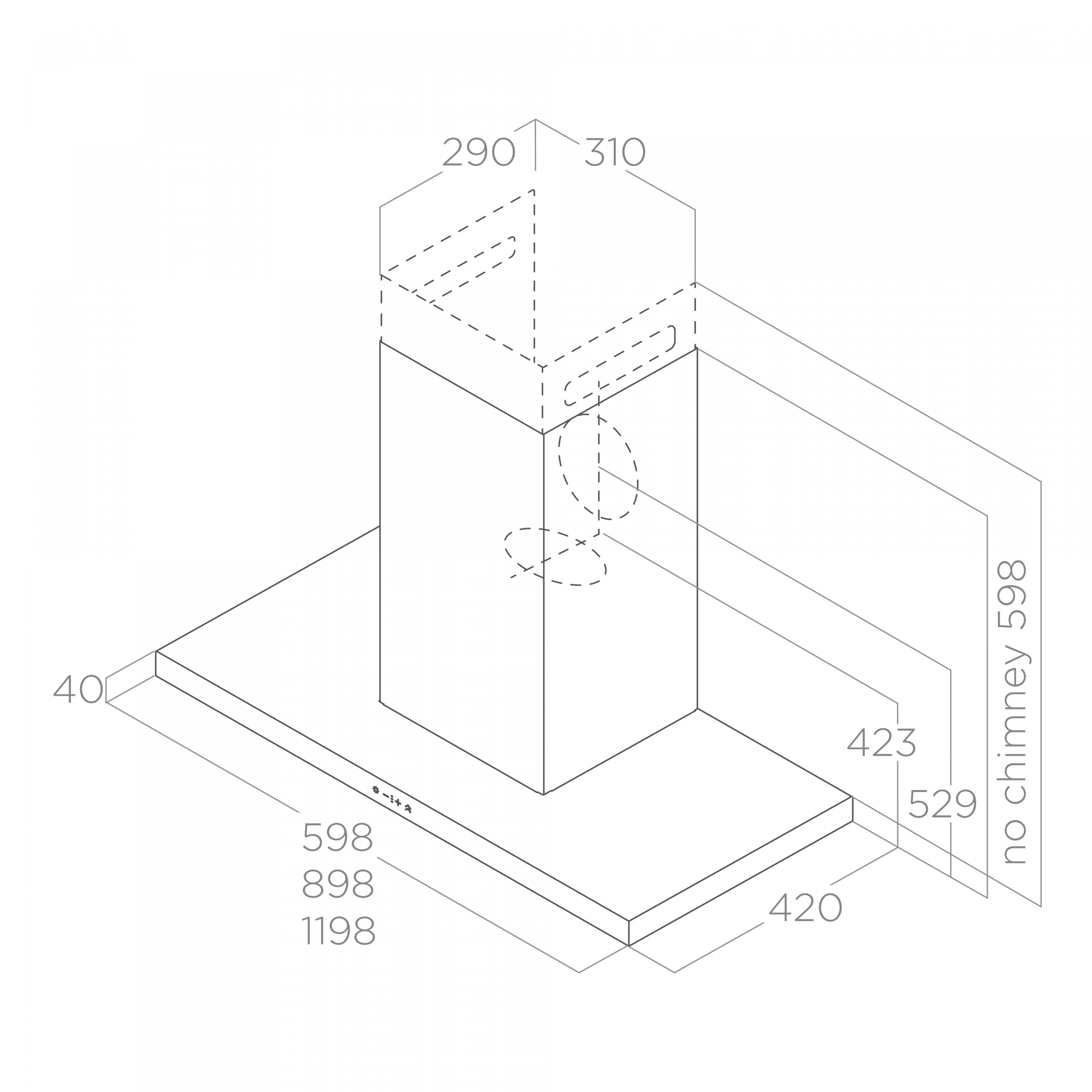 картинка Кухонная вытяжка Elica THIN IX/A/120 