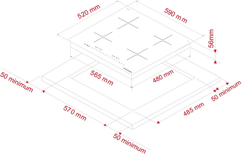 картинка Индукционная варочная панель Kuppersberg ICI 605 