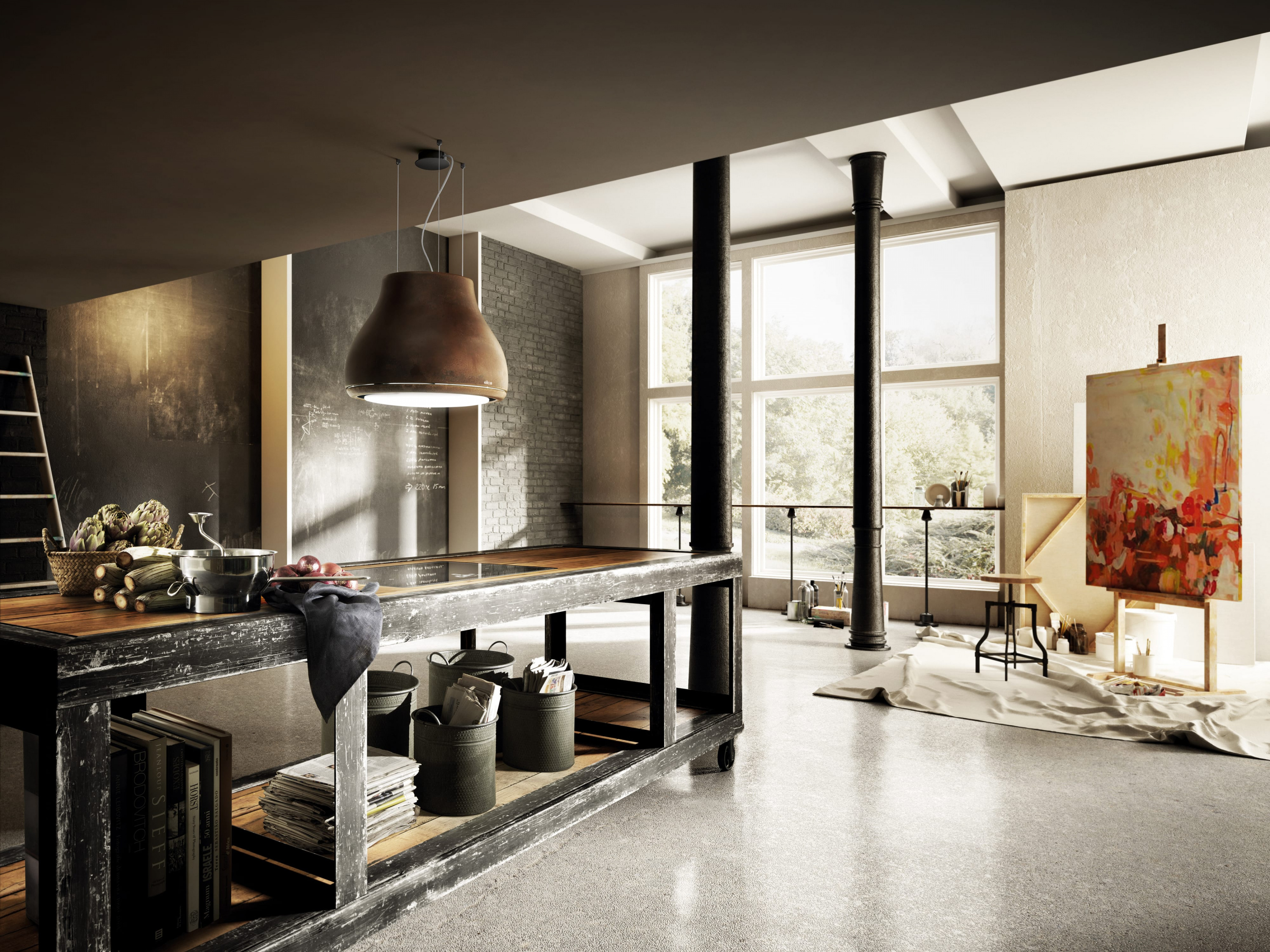 картинка Кухонная вытяжка Elica SHINING RUST/F/50 