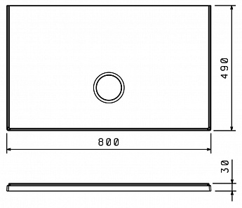 картинка Столешница Florentina Салация-800 
