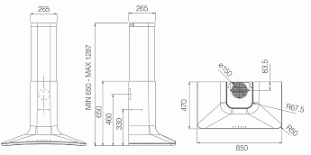 картинка Кухонная вытяжка Elica SWEET SAGE/A/85 +CAM 