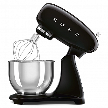 картинка Миксер планетарный Smeg SMF05BLEU черный 