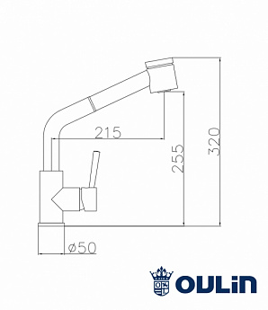 картинка Смеситель Oulin OL-8076 