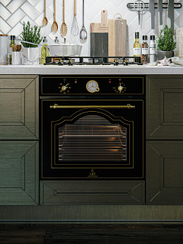 картинка Электрический духовой шкаф Lex EDM 077C BL 