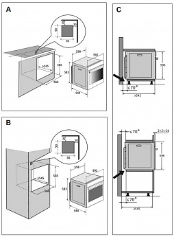 картинка Электрический духовой шкаф De Dietrich DOP8780X PLATINUM 