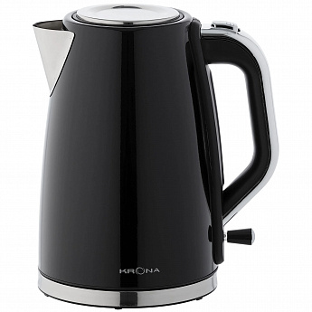картинка Чайник электрический Krona Stahl Black 1,7л 