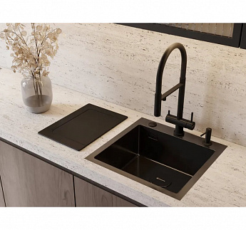 картинка Дозатор для мыла Omoikiri OM-02 под металл 