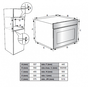 картинка Электрический духовой шкаф Weissgauff EO 459 PDX 