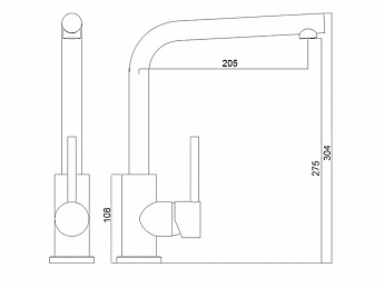 картинка Смеситель LONGRAN IMPACT LM2104 