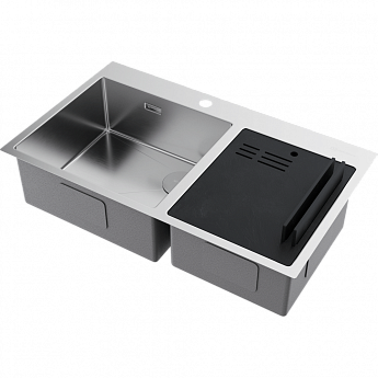 картинка Мойка для кухни Omoikiri Akisame 86-2 Side-IN 