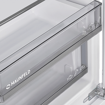 картинка Встраиваемый холодильник Maunfeld MBL177SWGR Inverter 