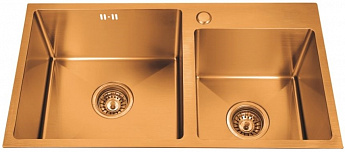 картинка Мойка для кухни Emar EMB-210 PVD Nano Coppery 