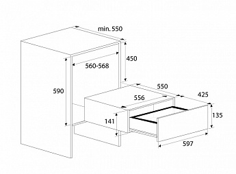 картинка Ящик для вакуумирования ASKO ODV8128G 