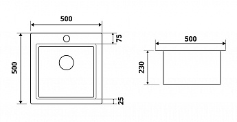 картинка Мойка для кухни Premial PR5050 EVEN (3мм) 
