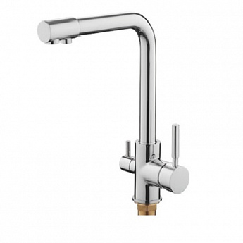 картинка Смеситель Ledeme L4055-3 хром 