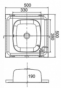 картинка Мойка для кухни Emar ЕМ-5050 