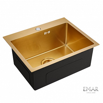 картинка Мойка для кухни Emar EMB-115 PVD Nano Golden 
