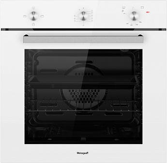 картинка Газовый духовой шкаф Weissgauff WGO 702 WHITE GLASS 