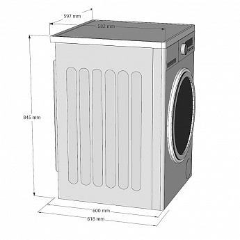 картинка Стиральная машина с паром Korting KWM 58ILS1297 