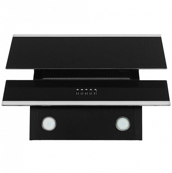 картинка Кухонная вытяжка Krona IRIDA 600 BLACK PUSH BUTTON 