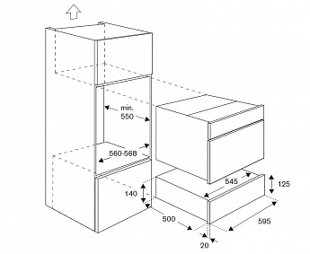 картинка Подогреватель посуды Bertazzoni WD60X нержавеющая сталь 
