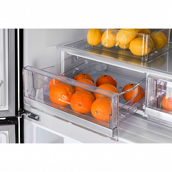 картинка Отдельностоящий холодильник Hiberg RFQ-555DX NFGB inverter 