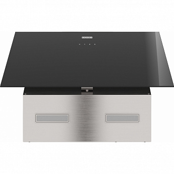 картинка Кухонная вытяжка наклонная Franke LENS BK/SS 60 черная 